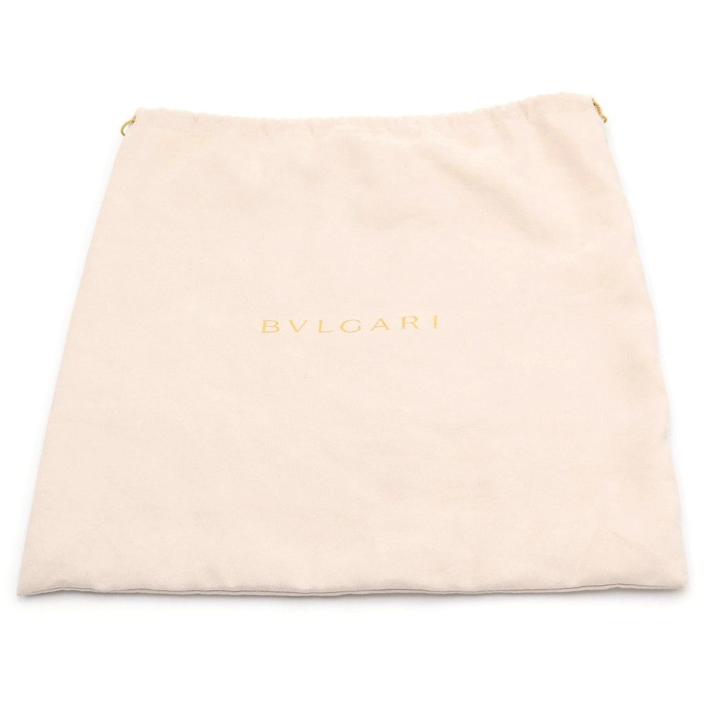 BVLGARI(ブルガリ) セルペンティ カボション チェーン ショルダー バック レザー ホワイト レディース