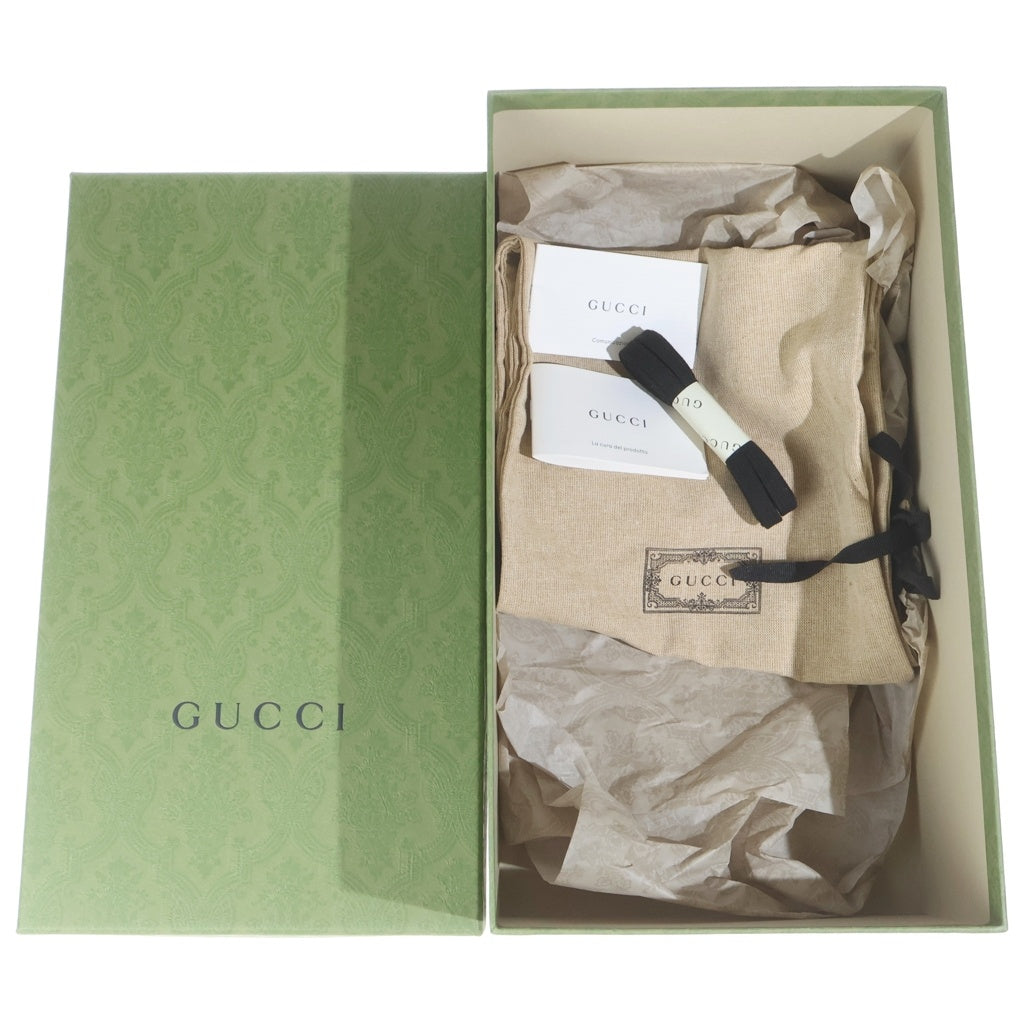 GUCCI(グッチ) エース GGスプリーム ローカットスニーカー PVC レザー ブラック 429445