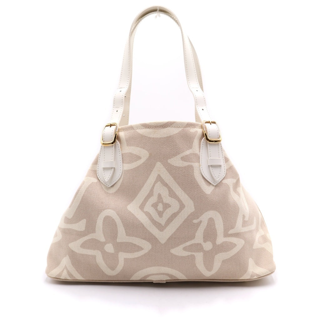 LOUIS VUITTON(ルイヴィトン) クルーズライン タイシエンヌPM キャンバス レザー トートバッグ ハンドバッグ サーブル ベージュ M95674 レディース
