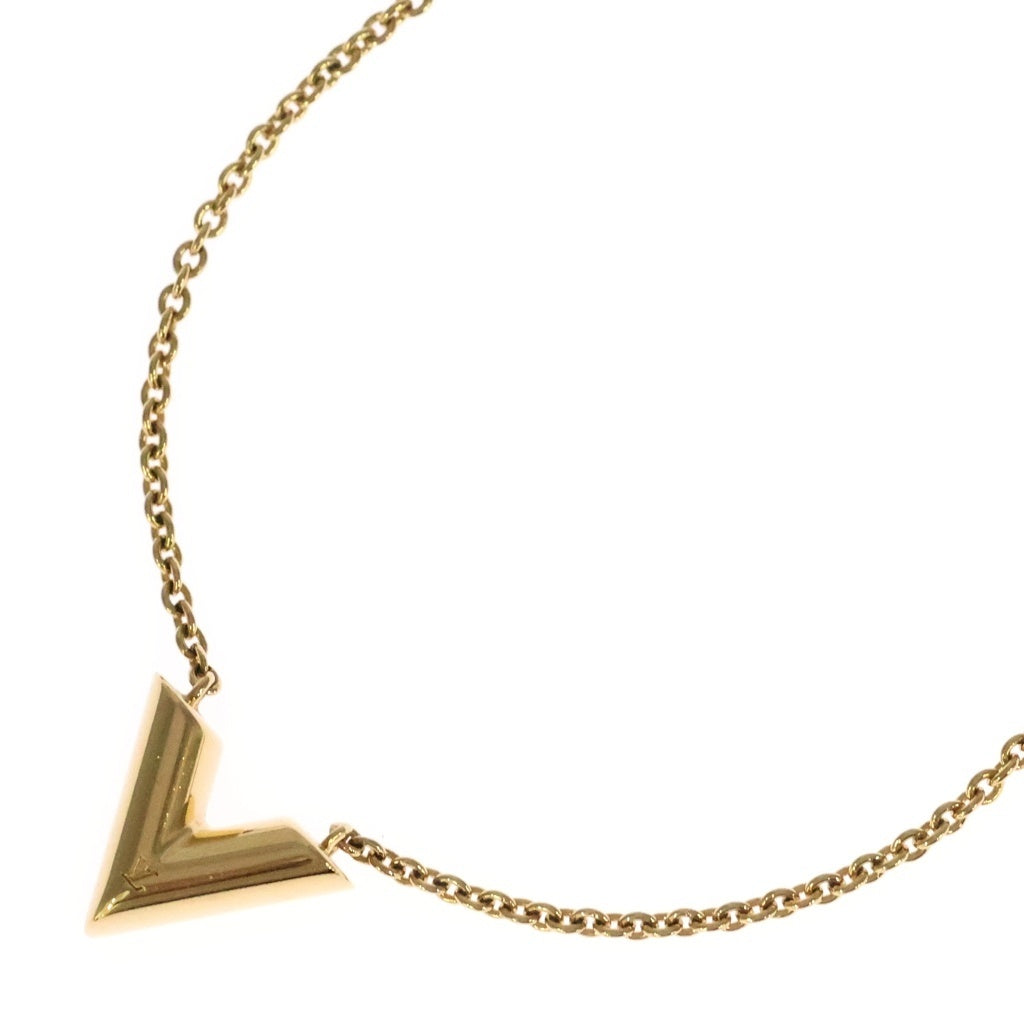 LOUIS VUITTON(ルイヴィトン) エセンシャルV ネックレス ペンダント チェーン ゴールド GP M61083 レディース