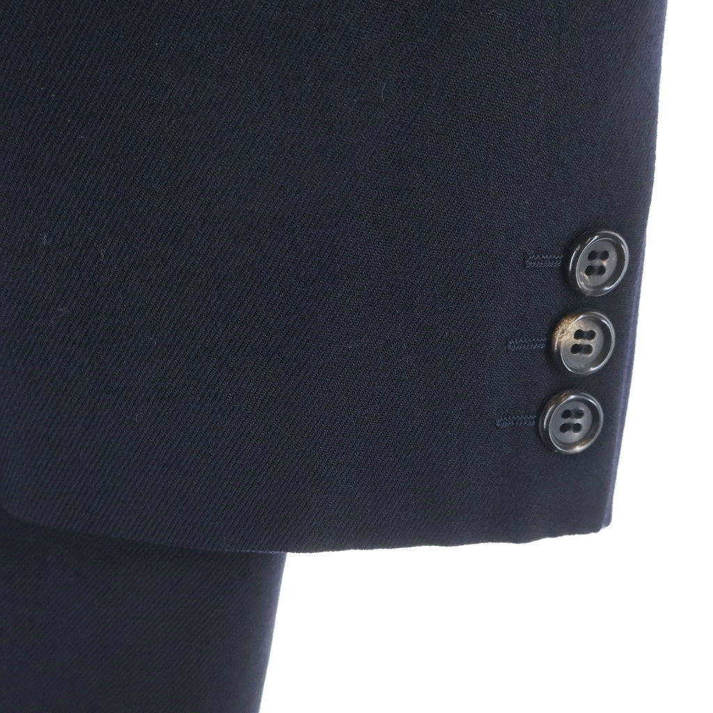 COMME des GARCONS HOMME(コムデギャルソンオム) 88AW AD1988 ウール 2B テーラード ジャケット ネイビー HS-05026L レディース