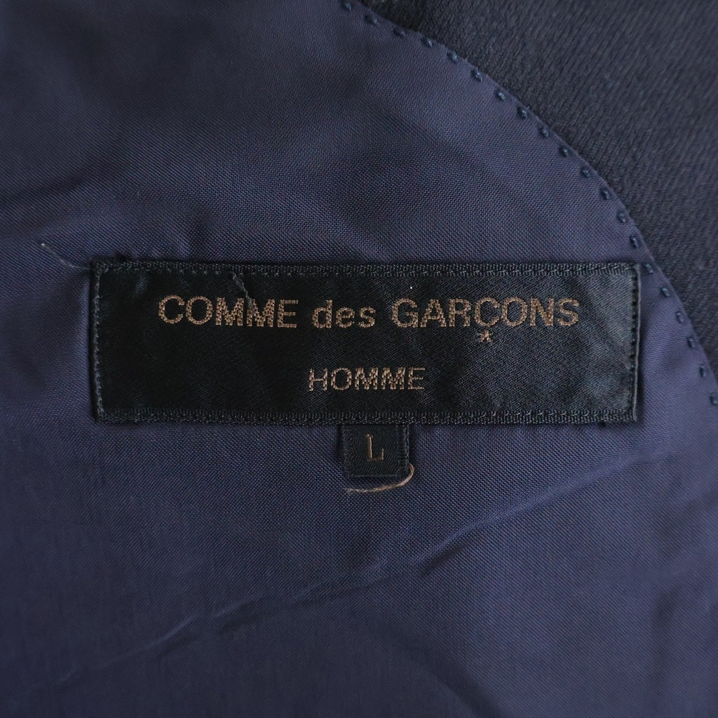 COMME des GARCONS HOMME(コムデギャルソンオム) 88AW AD1988 ウール 2B テーラード ジャケット ネイビー HS-05026L レディース