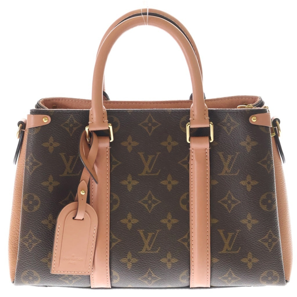 LOUIS VUITTON(ルイヴィトン) モノグラム スフロ NV BB 2WAYハンドバッグ ショルダーバッグ ブラウン×ピンク レザー×PVC M44899 ゴールド金具 レディース