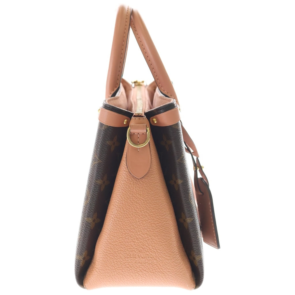 LOUIS VUITTON(ルイヴィトン) モノグラム スフロ NV BB 2WAYハンドバッグ ショルダーバッグ ブラウン×ピンク レザー×PVC M44899 ゴールド金具 レディース