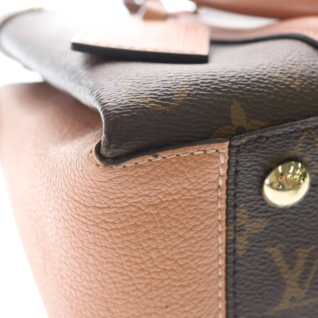 LOUIS VUITTON(ルイヴィトン) モノグラム スフロ NV BB 2WAYハンドバッグ ショルダーバッグ ブラウン×ピンク レザー×PVC M44899 ゴールド金具 レディース
