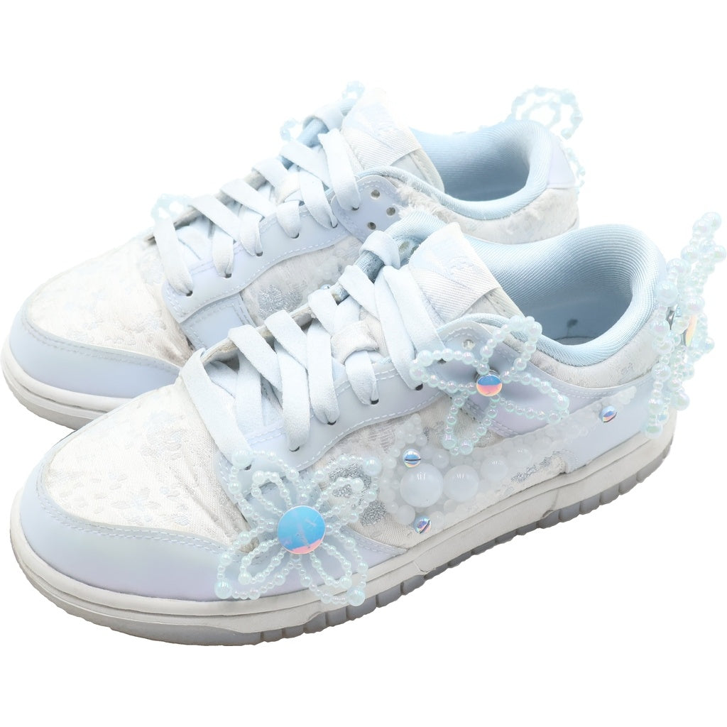 NIKE(ナイキ) ×スーザンファン ウィメンズ ダンク ローカットスニーカー ライトブルー ブルーティント #22.5 HV8575-100 レディース