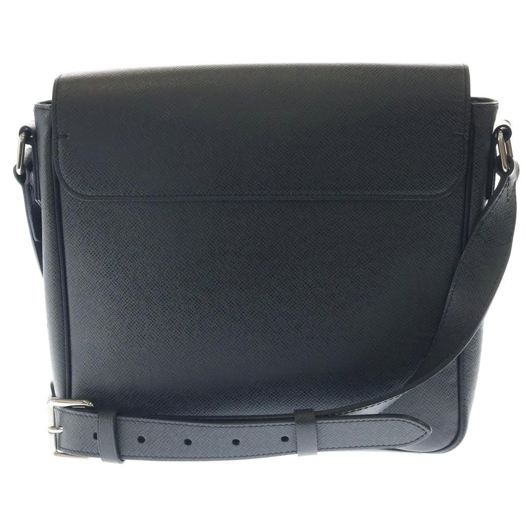 LOUIS VUITTON(ルイヴィトン) タイガ ロマンPM アルドワーズ レザー ショルダーバッグ ブラック M30619