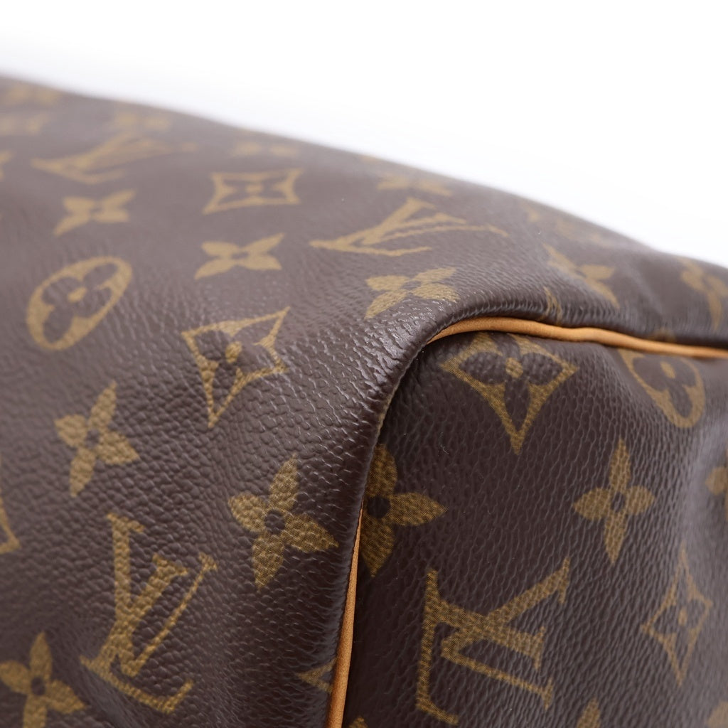 LOUIS VUITTON(ルイヴィトン) モノグラム スピーディ30 PVC レザー ハンドバッグ ブラウン M41526 レディース