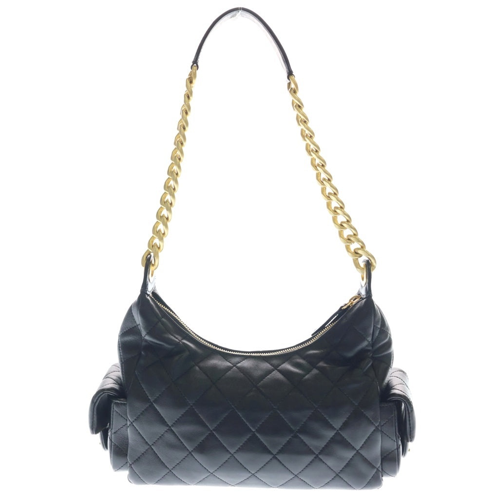 CHANEL(シャネル) ホーボー チェーン ショルダーバック マトラッセ ココマーク ゴールド金具 ラージ ラムスキン レザー AS5339