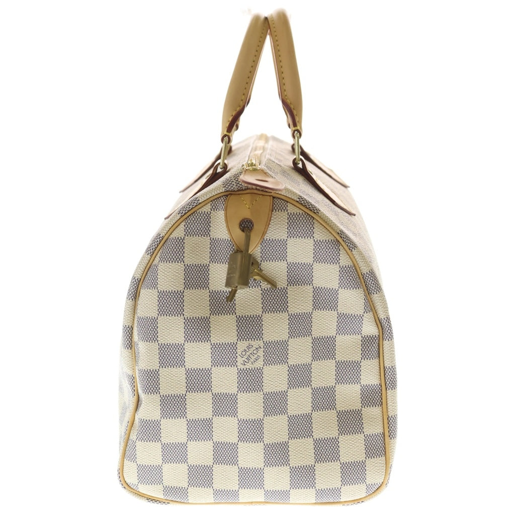 LOUIS VUITTON(ルイヴィトン) スピーディ30 ボストンバック ハンドバック ダミエアズール PVC レザー ホワイト N41533