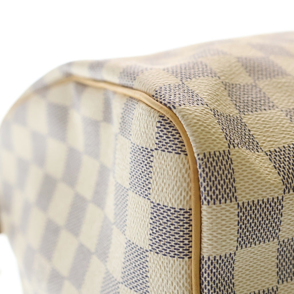 LOUIS VUITTON(ルイヴィトン) スピーディ30 ボストンバック ハンドバック ダミエアズール PVC レザー ホワイト N41533