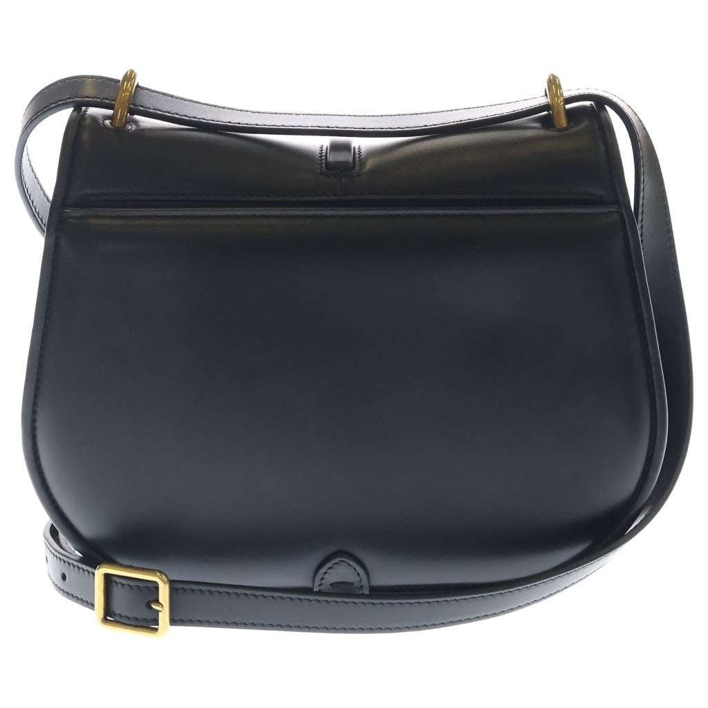 FENDI(フェンディ) カモン ミディアム ショルダーバッグ FFロゴ レザー ブラック 8BT366 レディース
