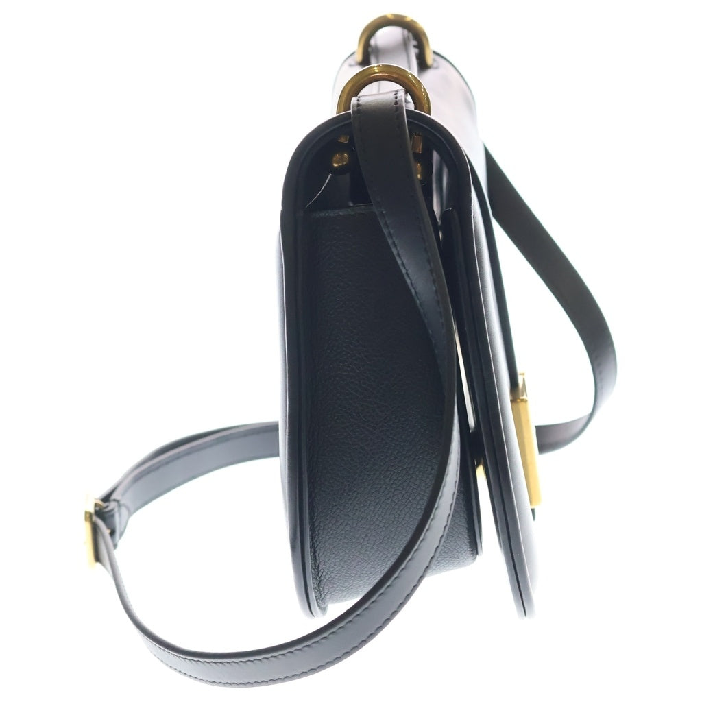 FENDI(フェンディ) カモン ミディアム ショルダーバッグ FFロゴ レザー ブラック 8BT366 レディース