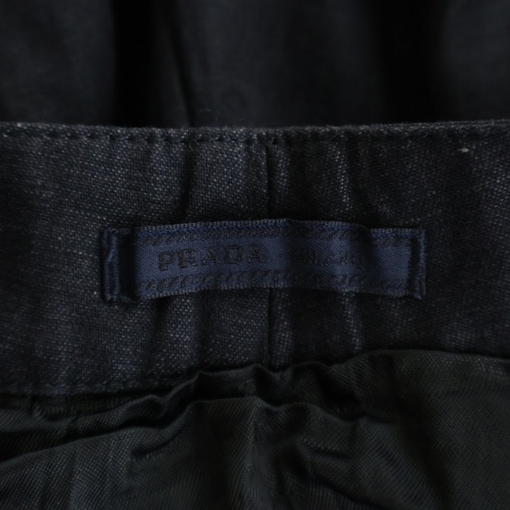 PRADA(プラダ) コットンデニムショートパンツ ショーツ ハーフパンツ グレー GFP109 レディース