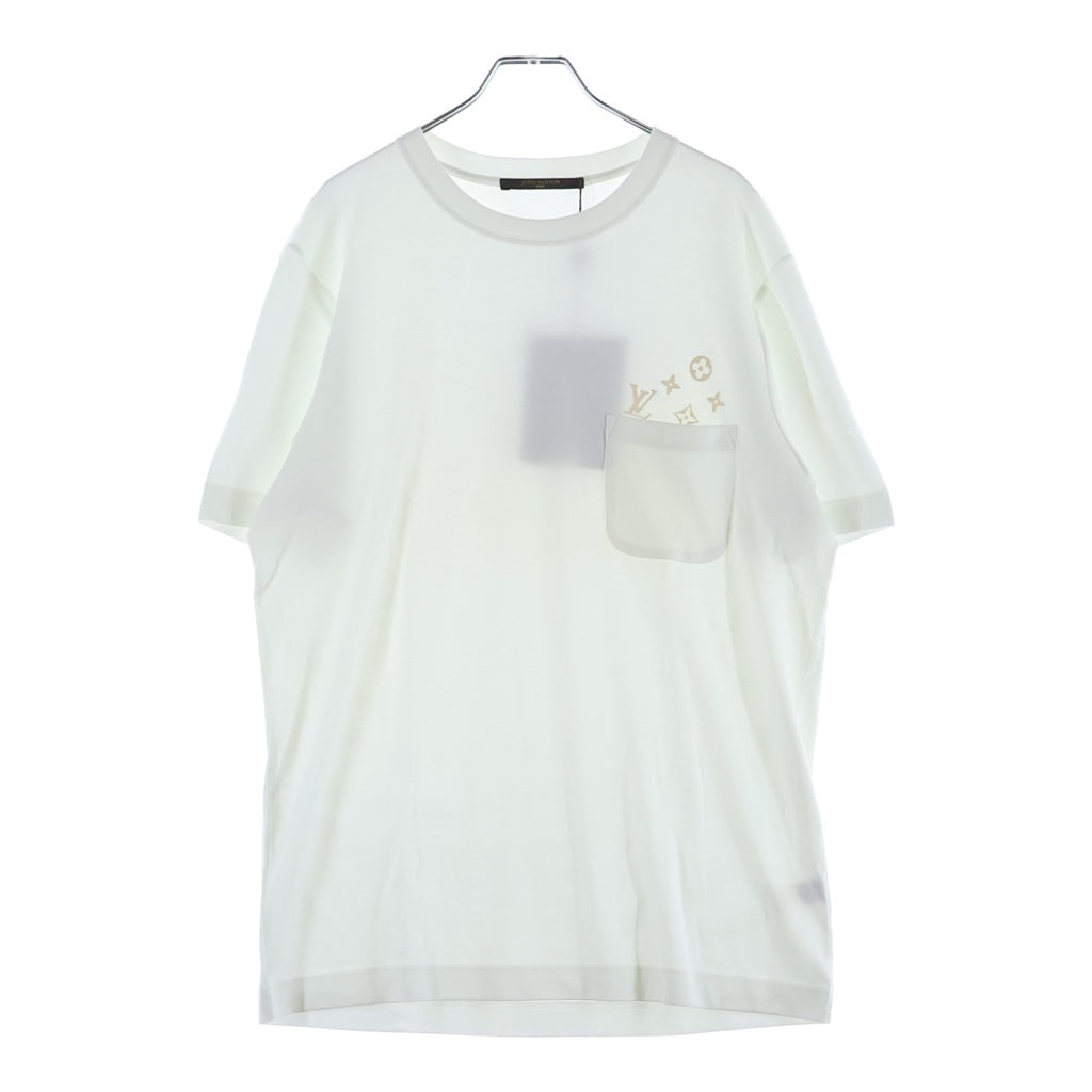 LOUIS VUITTON(ルイヴィトン) モノグラム ポケット半袖Tシャツ ホワイト #L