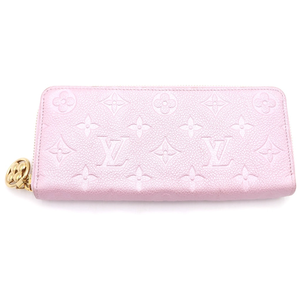 LOUIS VUITTON(ルイヴィトン) アンプラント ポルトフォイユ 長財布 ウォレット クレマンス レザー ゴールド金具 ピンク M82173 RFID