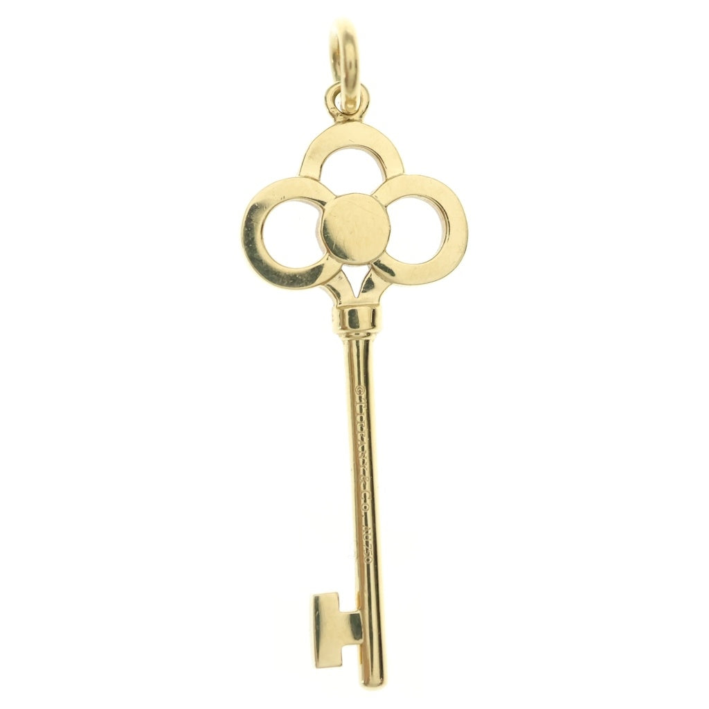 TIFFANY & Co.(ティファニー) クラウン キー ダイヤ ネックレストップ ペンダントトップ イエローゴールド Au750YG レディース