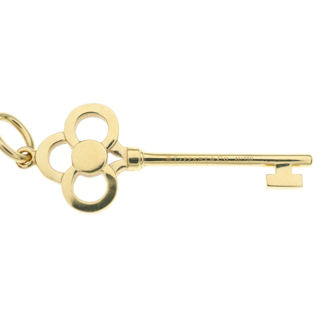 TIFFANY & Co.(ティファニー) クラウン キー ダイヤ ネックレストップ ペンダントトップ イエローゴールド Au750YG レディース