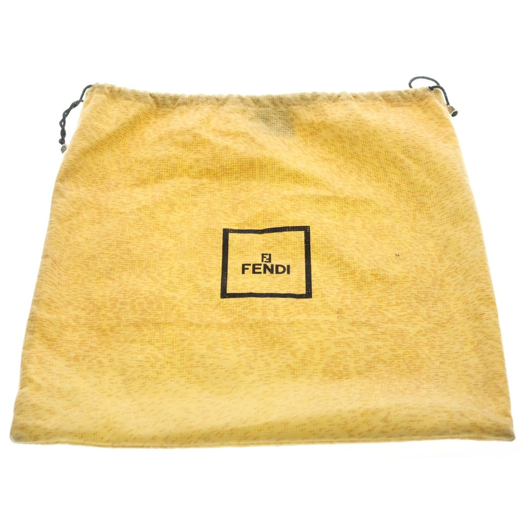 FENDI(フェンディ) マンマバケット デニムショルダーバッグ FFロゴ ゴールド金具 ブルー 8BR001 レディース