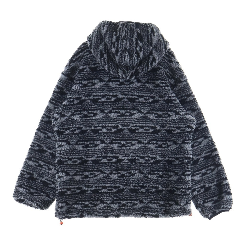 DIESEL(ディーゼル) ディーゼルスポーツ ポリエステル×アクリル ファーフリース セットアップ フーデッド ジップパーカー パンツ #S グレー