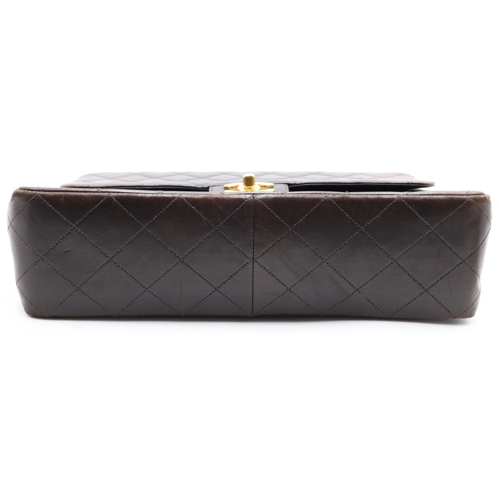 CHANEL(シャネル) デカマトラッセ30 ラムスキン ゴールド金具 チェーンショルダーバッグ ブラック レディース