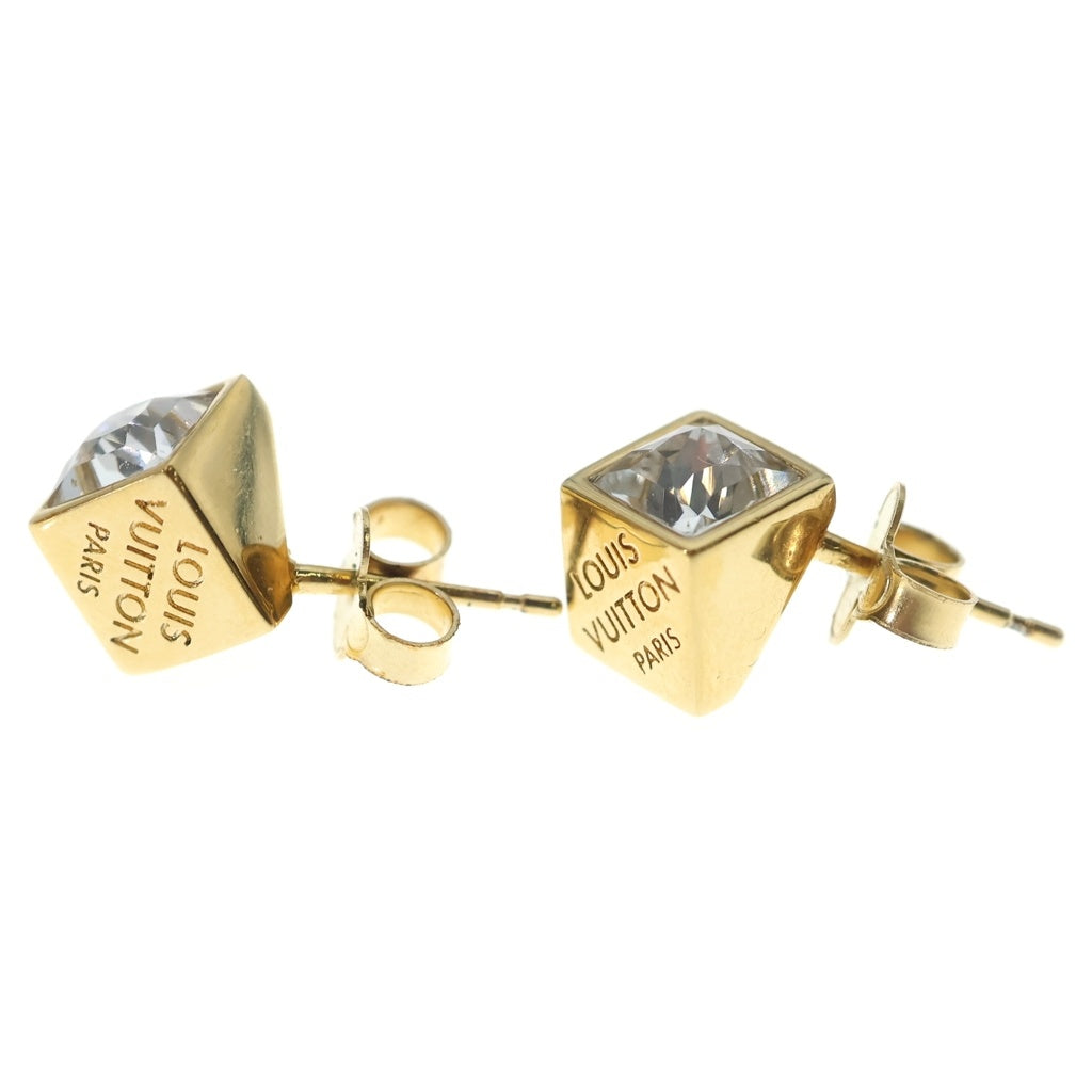 LOUIS VUITTON(ルイヴィトン) LV キューブ ピアス GP ゴールド M04079 レディース