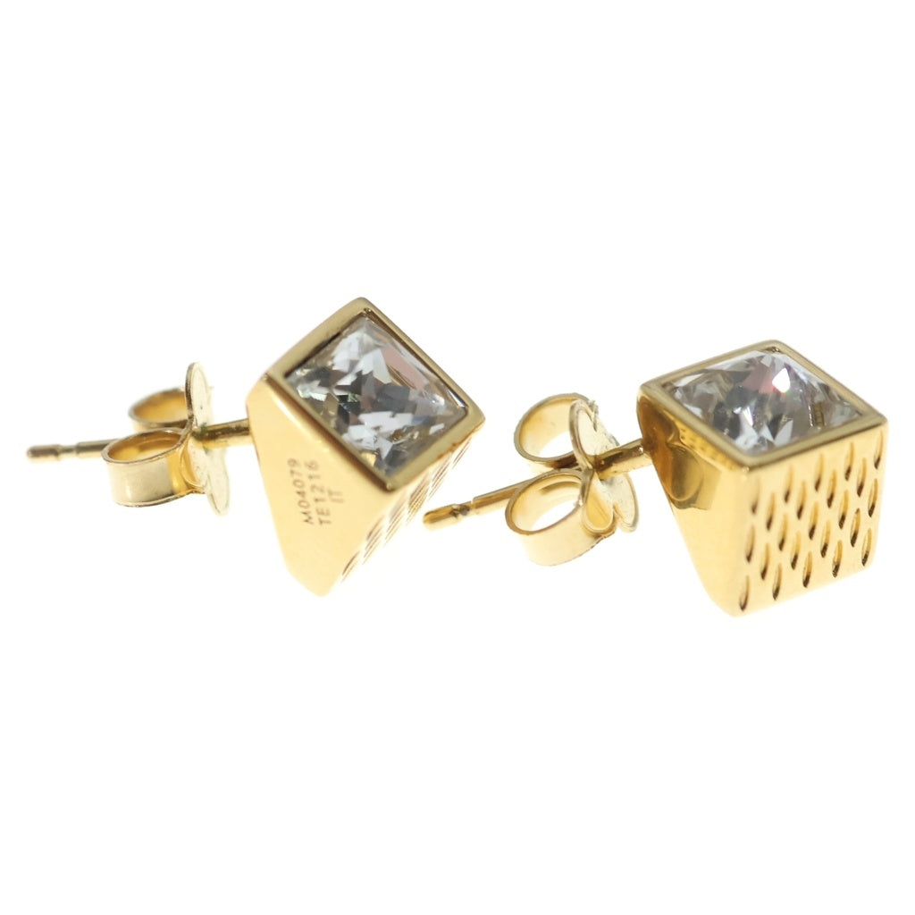 LOUIS VUITTON(ルイヴィトン) LV キューブ ピアス GP ゴールド M04079 レディース