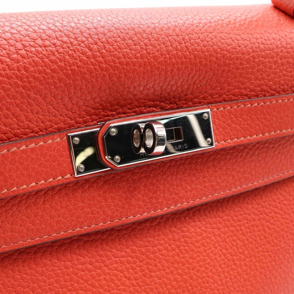 HERMES(エルメス) ケリー32 2way ショルダーバック 内縫い シルバー金具 □R刻印 トリヨンクレマンス ローズテキサス レディース