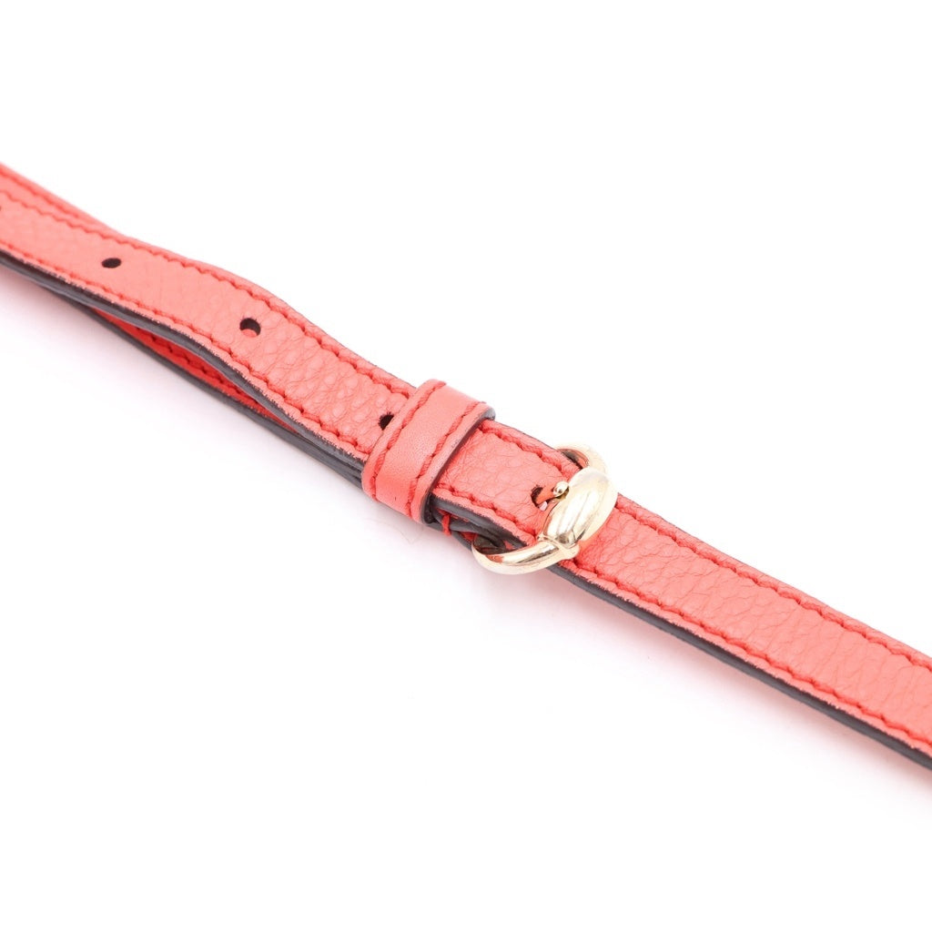GUCCI(グッチ) ソーホー ショルダーバッグ サーモンピンク レザー 308364 ゴールド金具 レディース