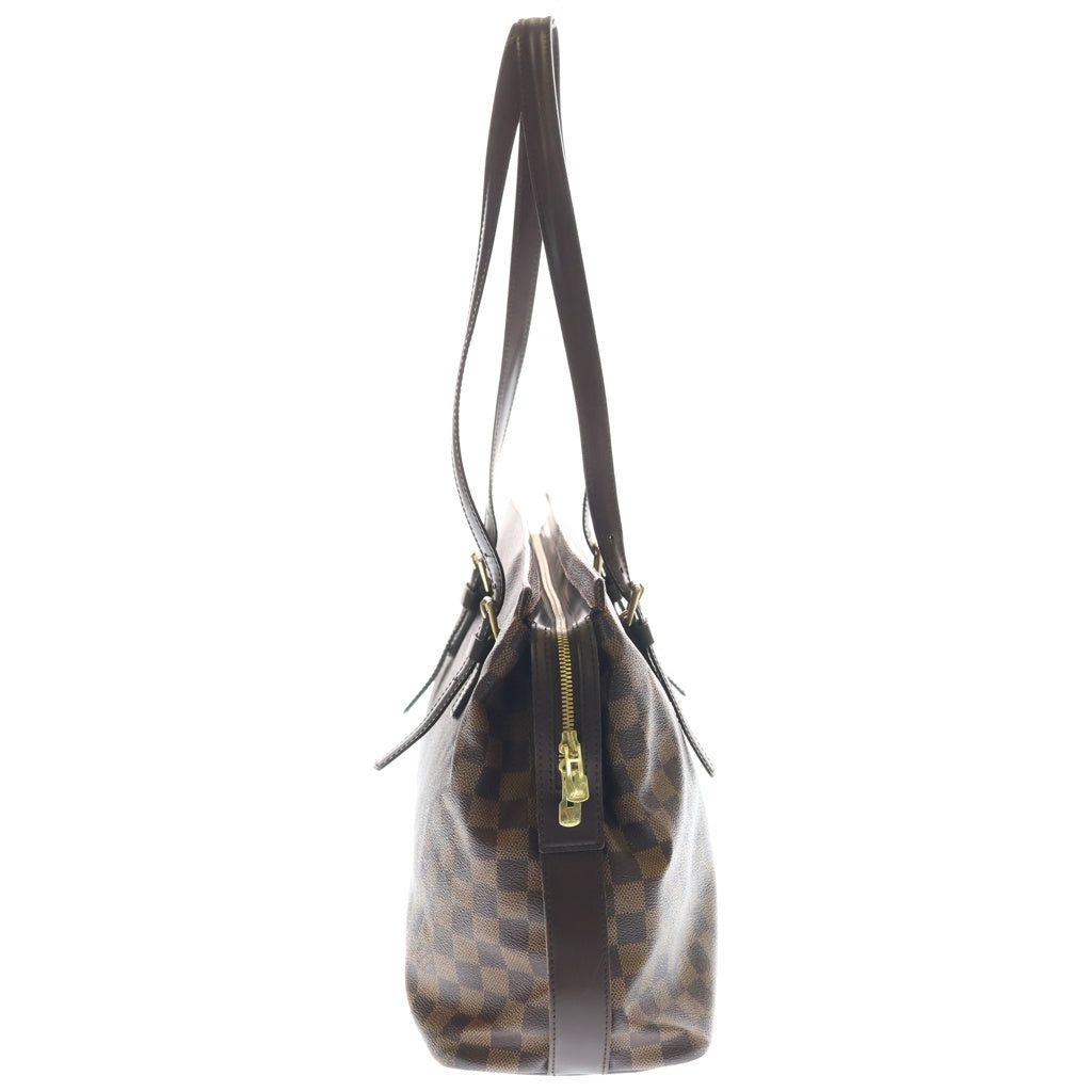 LOUIS VUITTON(ルイヴィトン) チェルシー トートバック ショルダーバック ダミエ PVC レザー ブラウン レディース