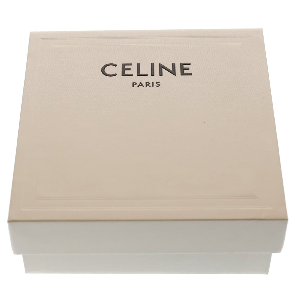 CELINE(セリーヌ) リブ編みウールニット帽 ビーニー ロゴ グレー 2AE2I423P.10AN レディース