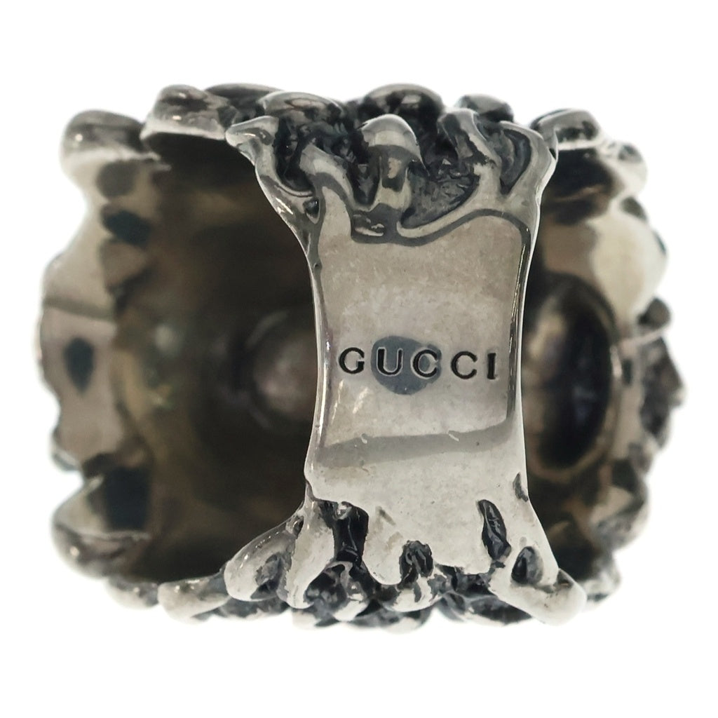 GUCCI(グッチ) ライオンヘッド リング シルバー 398601 #13.5