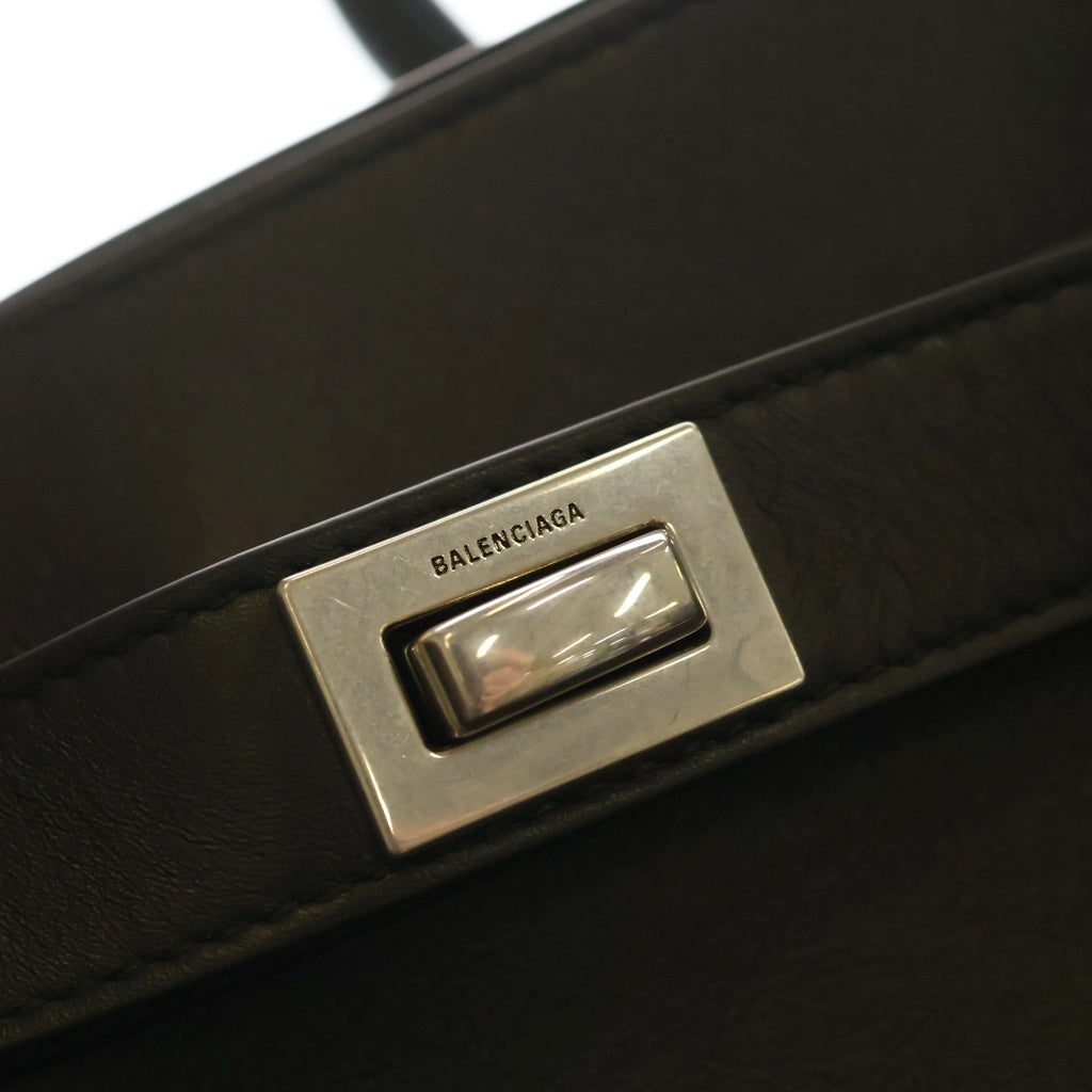 BALENCIAGA(バレンシアガ) BEL AIR LARGE ベルエアー ラージ キャリーオール ハンド トートバッグ レザー ブラック 825834