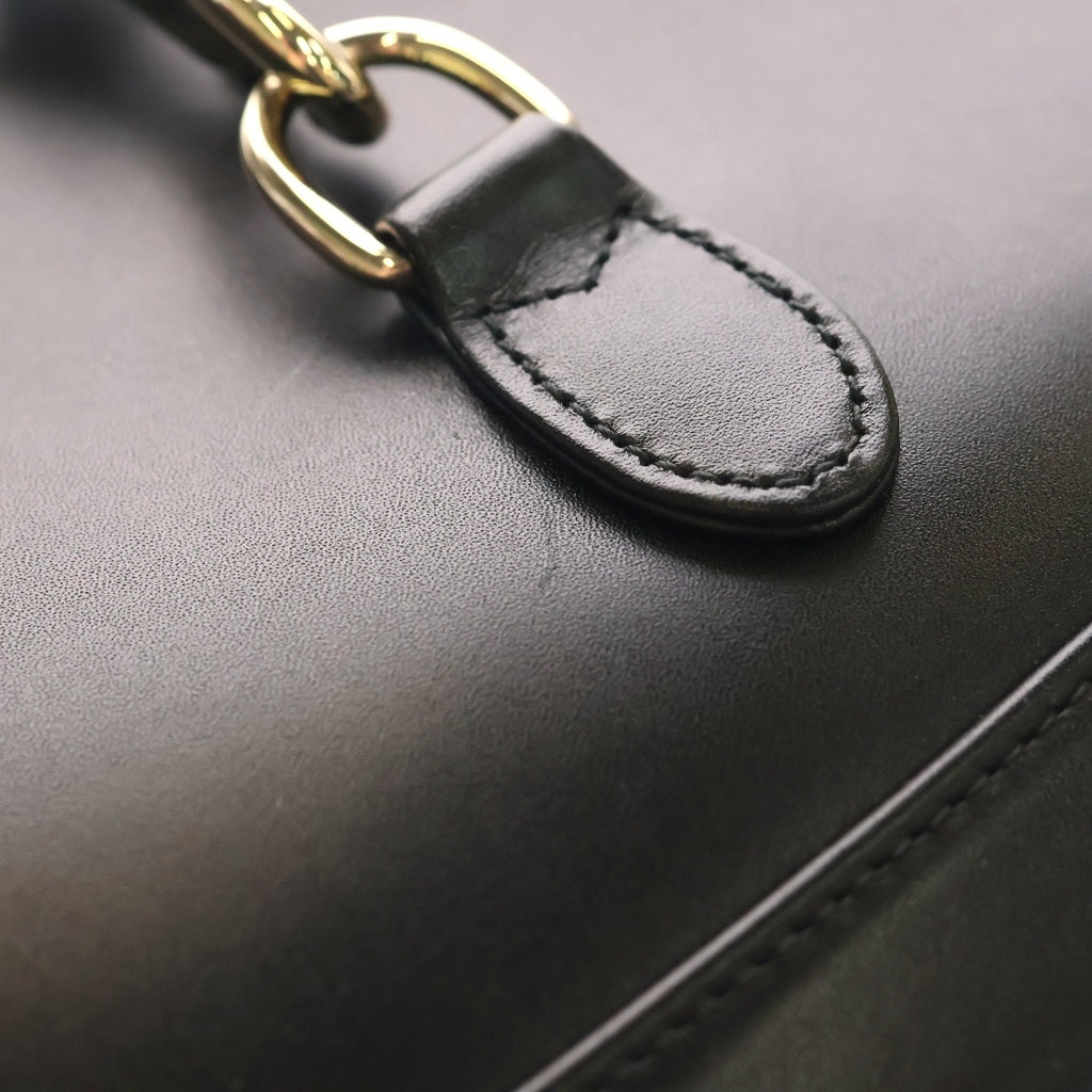 GUCCI(グッチ) ジャッキー1961 ミディアムショルダーバッグ ハンドバッグ ブラック レザー 782849 ゴールド金具 レディース