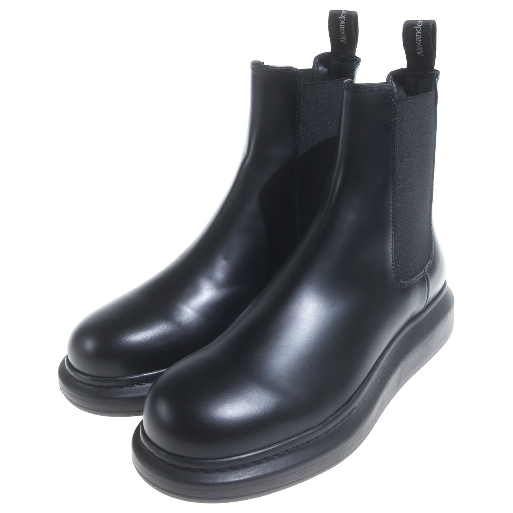 Alexander McQueen(アレキサンダーマックイーン) ハイブリットチェルシーレザーブーツ ブラック #41