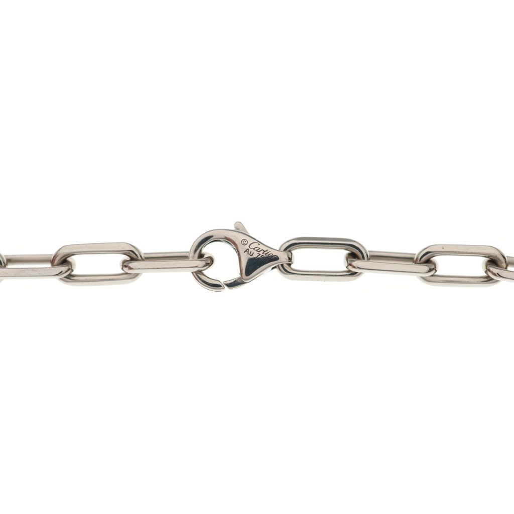 Cartier(カルティエ) サントスドゥカルティエ ネックレス チェーン ホワイトゴールド Au750WG レディース