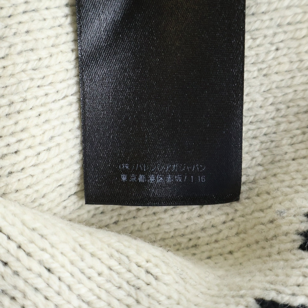 BALENCIAGA(バレンシアガ) ロゴ クロップドニット ブラック #S レディース