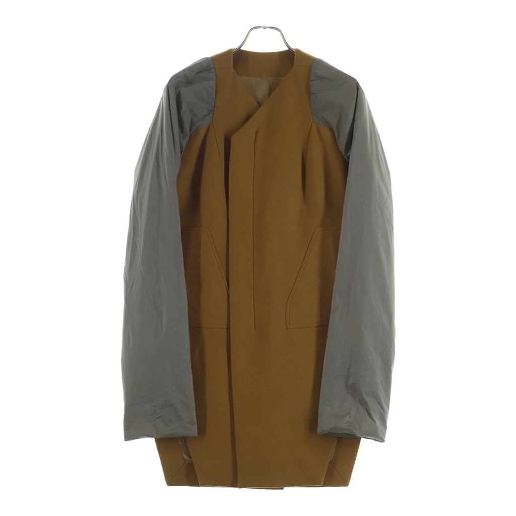Rick Owens(リックオウエンス) 切り替えウールジャケット カーキ×イエロー #40 レディース