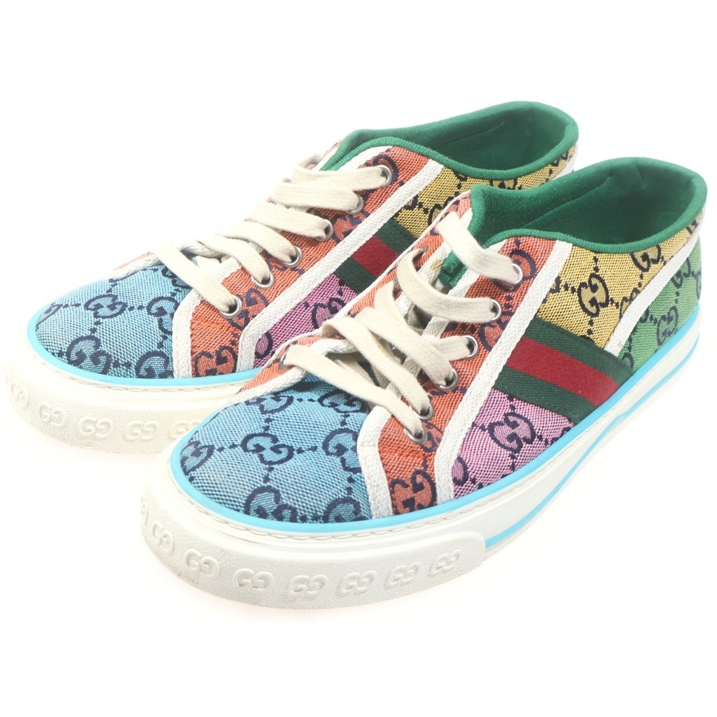 GUCCI(グッチ) GGキャンバス 1977 テニス ローカットスニーカー マルチカラー キャンバス