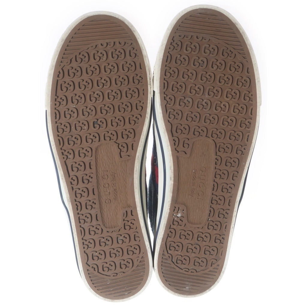GUCCI(グッチ) GGキャンバス 1977 テニス ハイカットスニーカー インディゴブルー