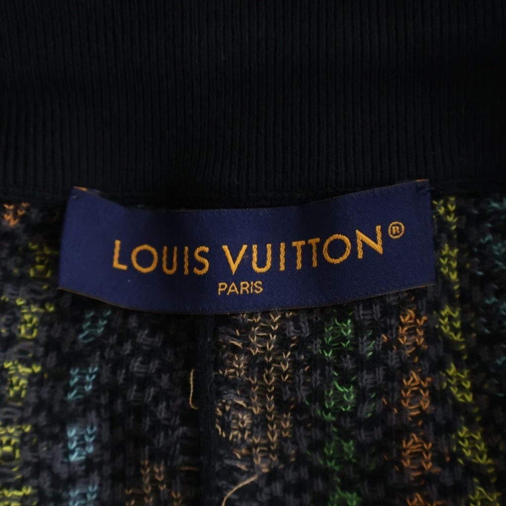LOUIS VUITTON(ルイヴィトン) ダミエ柄 ハーフパンツ ブラック #M RM242MM Z34 HRN24W