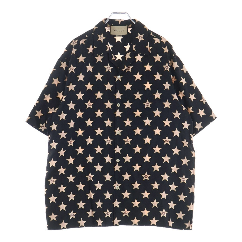GUCCI(グッチ) 半袖シャツ スター ブラック #48 694124 ZAJY