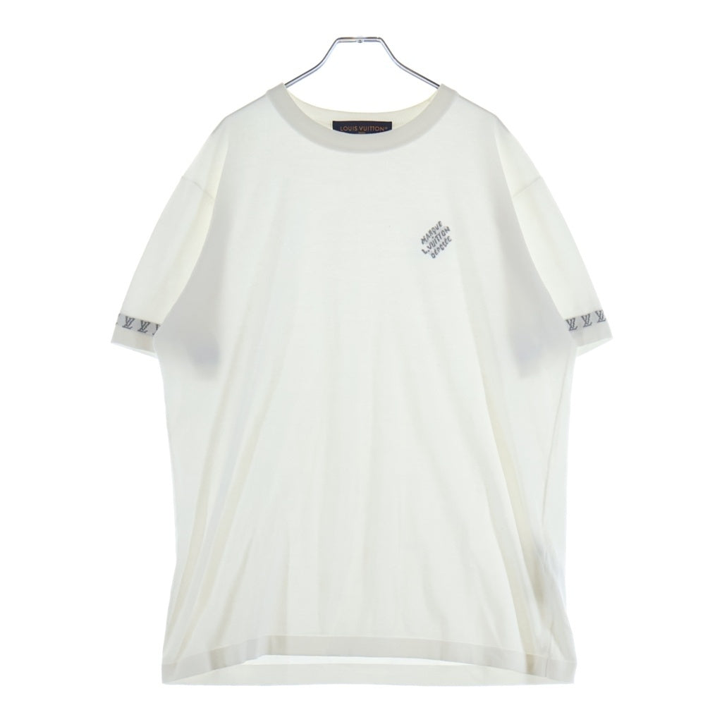 LOUIS VUITTON(ルイヴィトン) シグネチャー ショートスリーブコットンクルーネックTシャツ ホワイト #M RM242MQ Z34 HRN42W