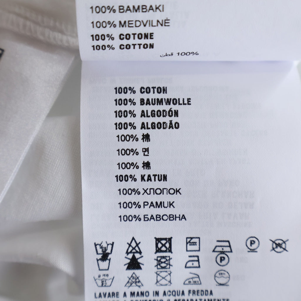 miumiu(ミュウミュウ) ロゴ コットン 半袖 Tシャツ カットソー #XS ホワイト MJN483 レディース