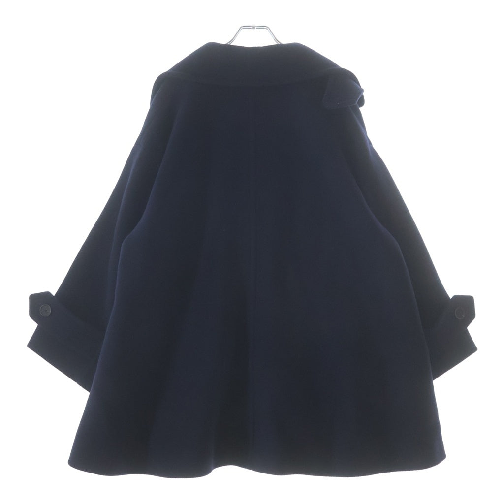Chloe(クロエ) ダブルブレスト オーバーサイズコート ウール ネイビー CH25AMA2695248B3448B レディース