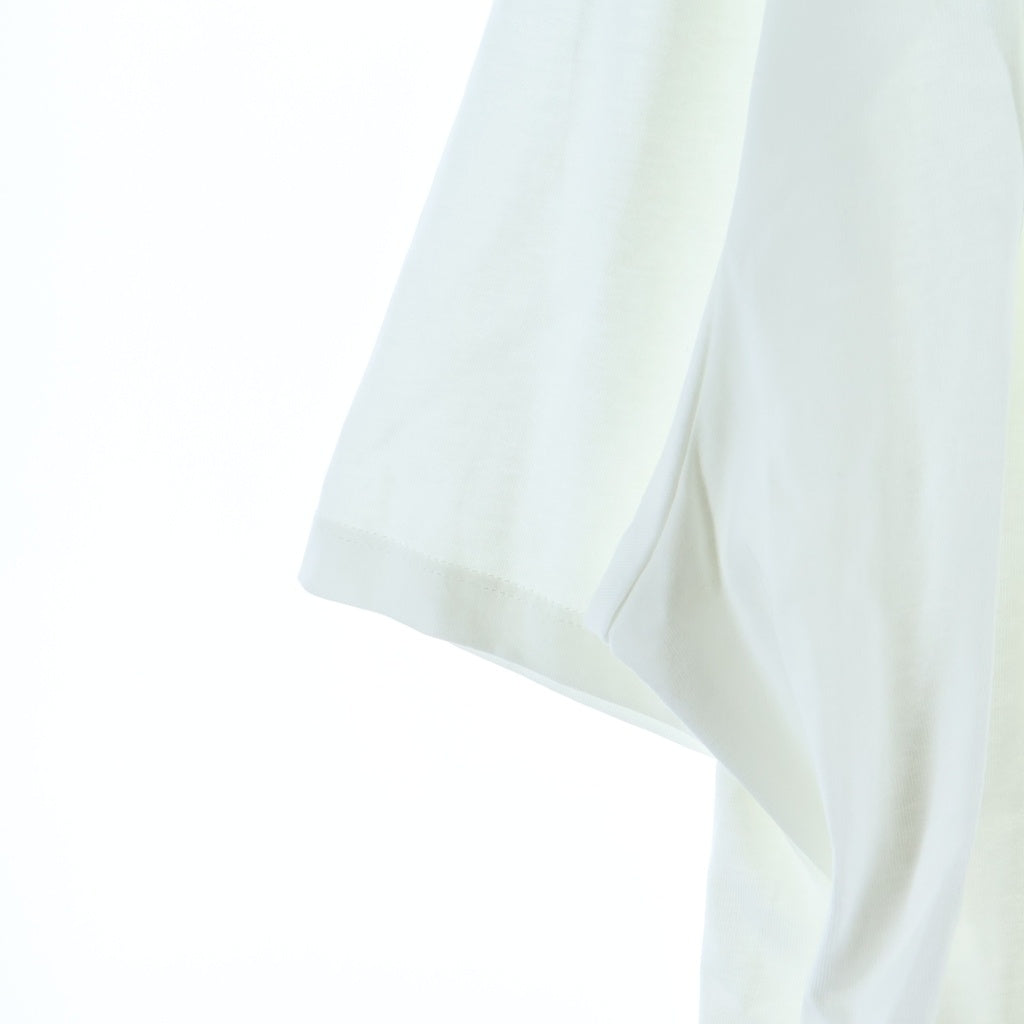 3.1 Phillip Lim(スリーワンフィリップリム) Short Sleeve Draped Cotton Jersey T-Shirt ドレープ 半袖Tシャツ カットソー コットン ホワイト E231-1528COJ レディース