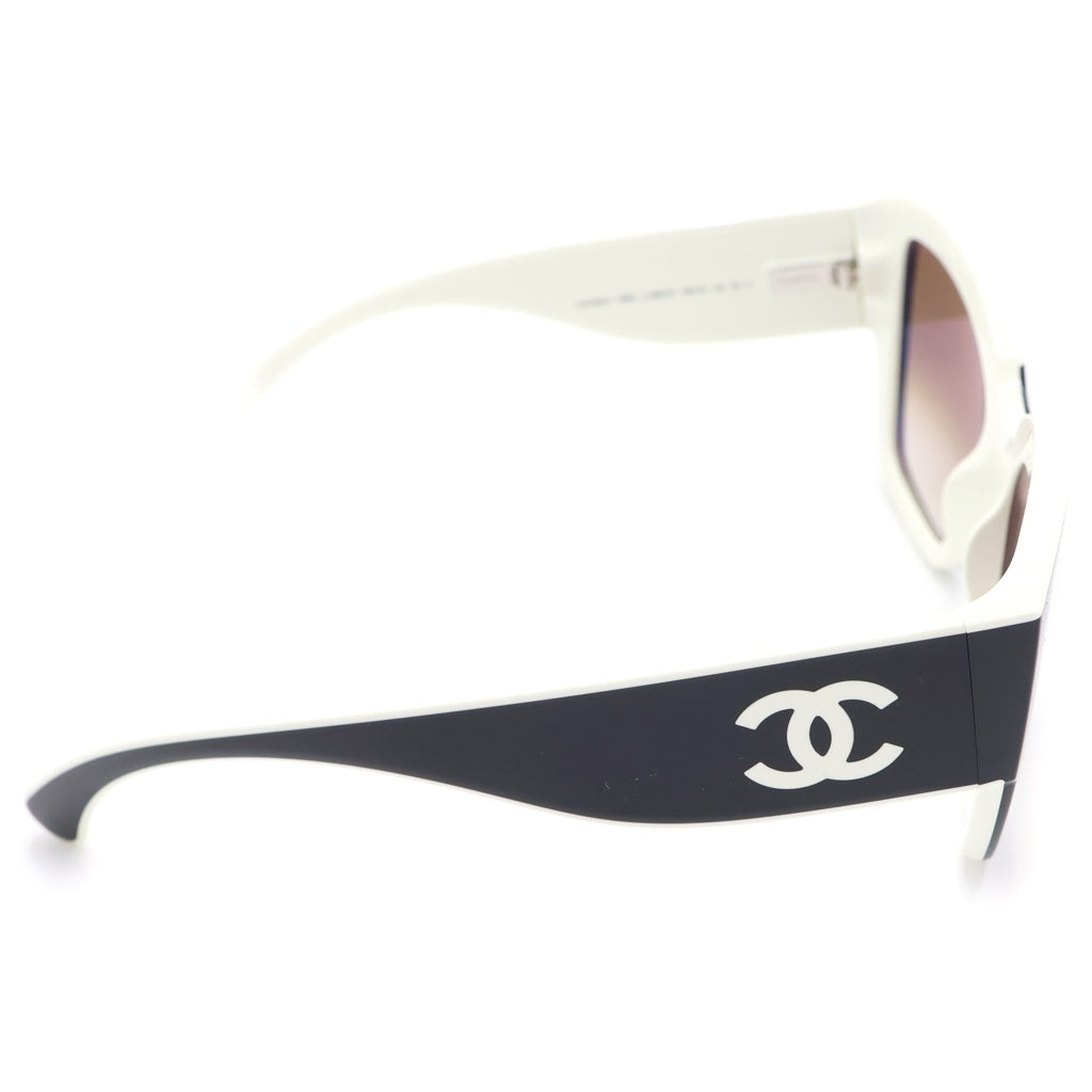 CHANEL(シャネル) バタフライシェイプ ココマーク サングラス アイウェア 53□19 ホワイト 6058 レディース