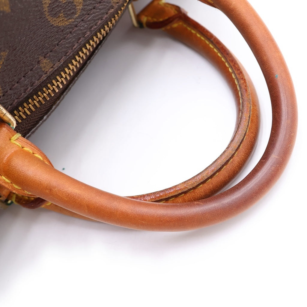 LOUIS VUITTON(ルイヴィトン) モノグラム スピーディ30 PVC レザー ハンドバッグ ミニボストンバッグ ブラウン M41526 レディース