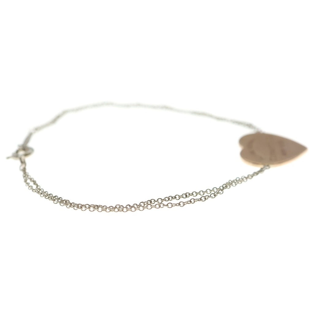 TIFFANY & Co.(ティファニー) リターントゥティファニー ハートタグブレスレット チェーン シルバー×ピンクゴールド Ag925