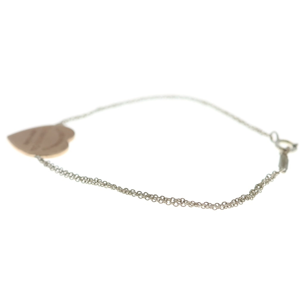 TIFFANY & Co.(ティファニー) リターントゥティファニー ハートタグブレスレット チェーン シルバー×ピンクゴールド Ag925